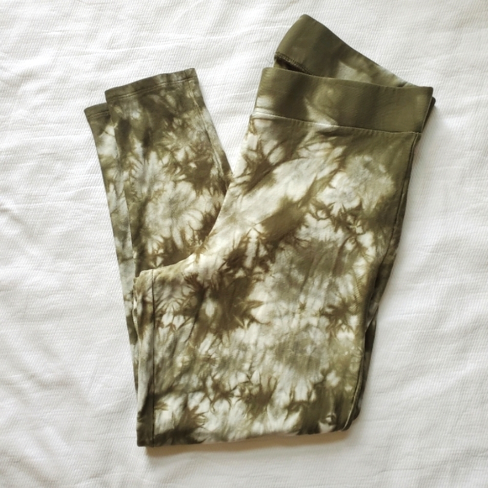 Torrid Moss Green Tie Dye High Rise Sweatpants Legging 2X - Picture 2 of 10
